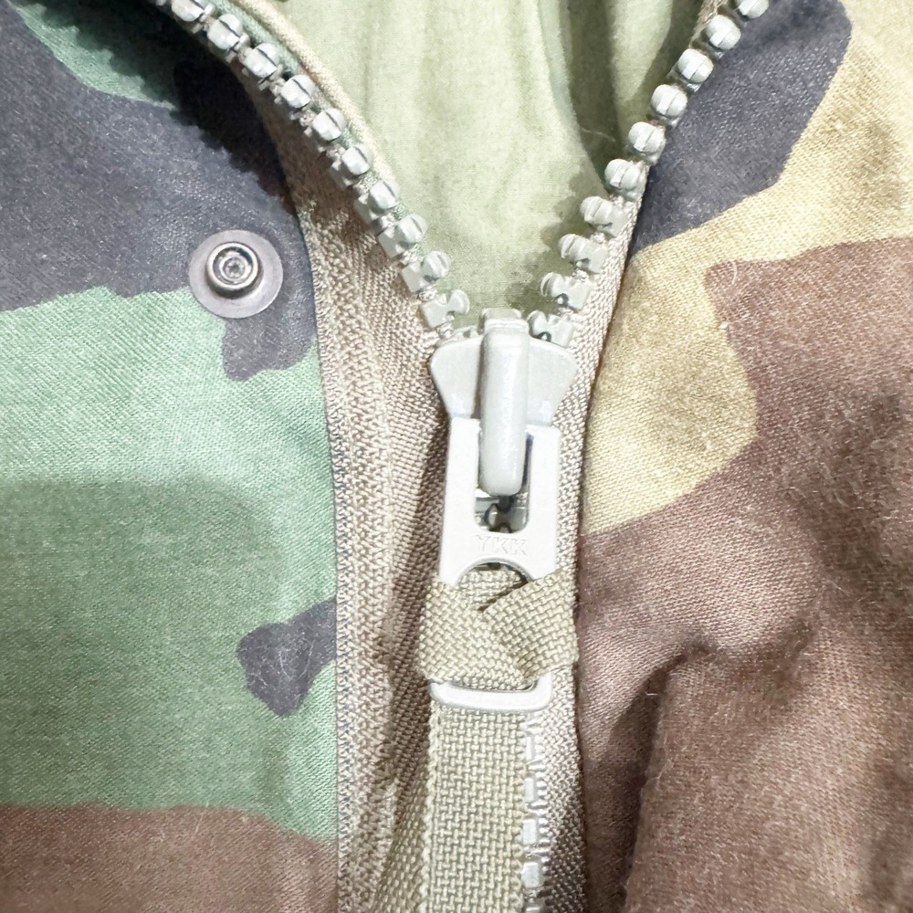 Vintage Alpha Industries M65 Field Jacket Mens Medium Woodland Camo US Army - Picture 7 of 9